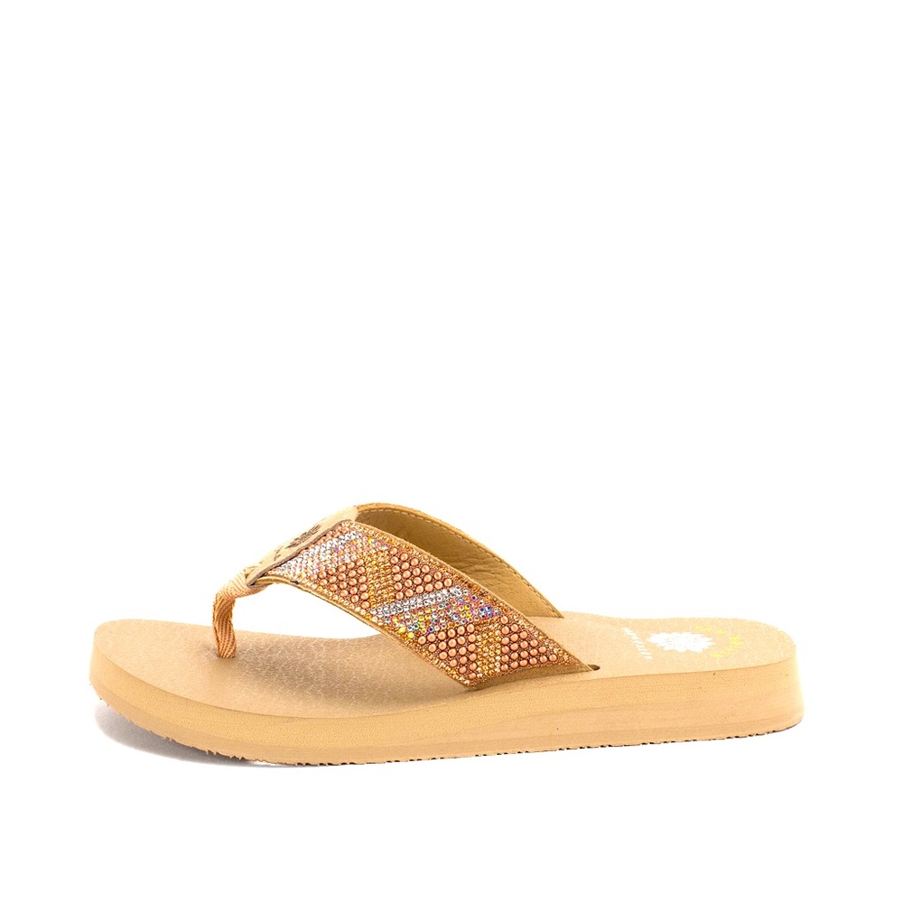 YELLOW BOX FLIP FLOPS NOAH COLOR TAUPE NEW IN BOX MEDIUM WIDTH